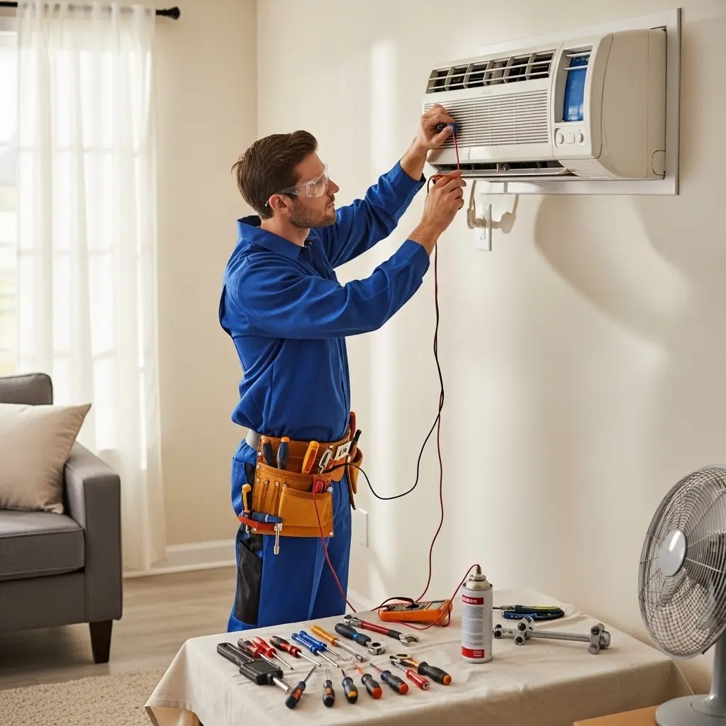 Küçükçekmece Termikel Termikel klima gaz dolumu ve bakım – Enerji verimliliği artırıldı. - Teknik servis örneği